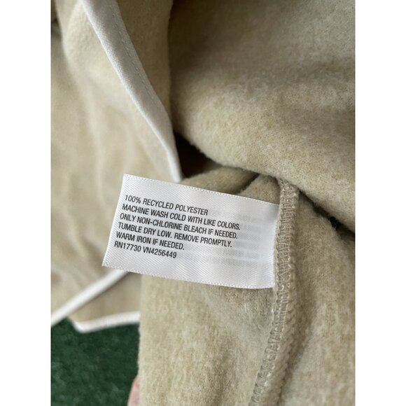 Goodfellow Sweater Shirt Top Beige Tan Pockets Size 2XL 1/4 Zipper NWT Men's - Picture 12 of 14